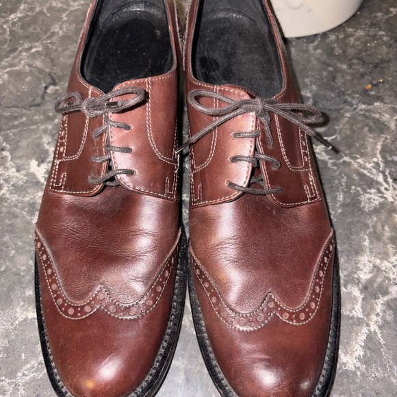 Sundance Shoes - Sundance Rich Brown Leather Oxford lace up